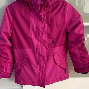 Bright Pink Kids Puffer Jacket